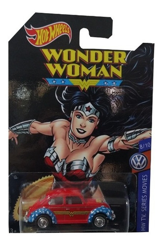 Custom 1:64 Vocho  Wonder Woman Mujer Maravilla Custom Retro