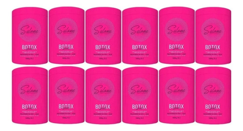 Combo 24 Redução De Volume Salone Hair Btox 1kg Cada