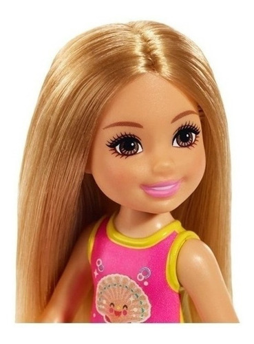 Imagem 3 de 12 de Kit Com 04 Bonecas Chelsea Praia - Barbie Ms Sj