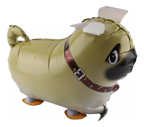 Globos De Perro 3d Caminante Razas Pug Bulldog Salchicha 