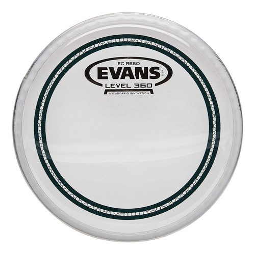 Evans Ec2 - Cabezal De Tambor Resonante Transparente, 6 PuLG