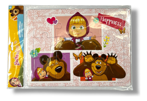 Rompecabezas Niños Infantil 12 Piezas Masha Y El Oso