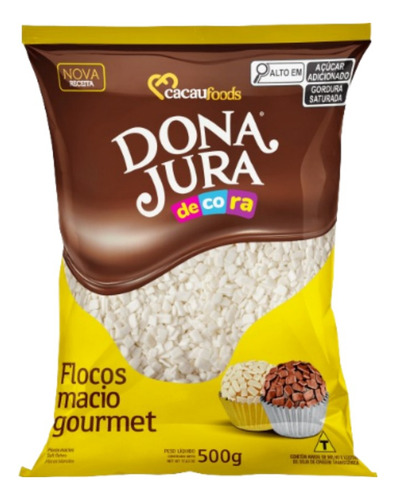 Flocos De Choc Branco P Doces (sem Lactose)- 500g Dona Jura