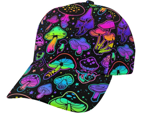 Acdadrt Psychedelic Mushrooms Gorra De Béisbol Ajustable Sar