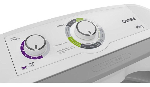 Lavadora De Roupas Consul Cwb09ab 9kg 15 Programas