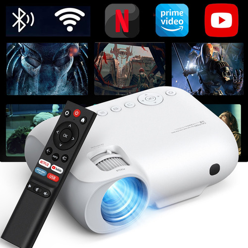 Proyector 4k Portátil 5g Wifi Bluetooth 5.2 Con 450 Ansi Lm