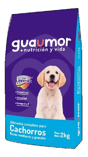 Guaumor Alimento Para Perro Cachorros Raz Med 20kg