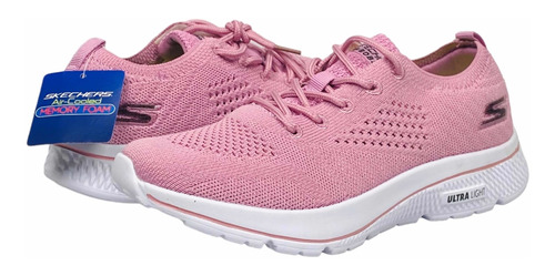 Zapatos Deportivos Skechers Rosado 36 A La 40 