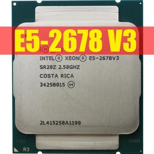 Intel Processador Xeon E5-2678 V3 2.50 12core R430 T630 R730