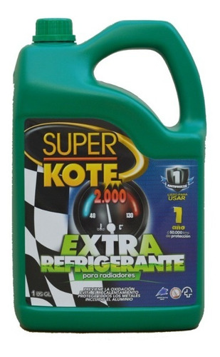 Superkote 2000 Extra Refrigerante Verde 1gal