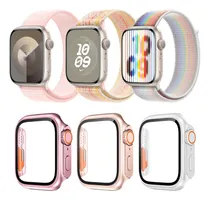 Comprar 3 Correa Y Funda For Apple Watch Iwatch Se Series 9 8 7 6 5