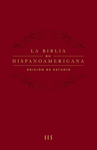 Biblia Hispanoamericana Ed De Estudio - Cuerina Bordo Libro