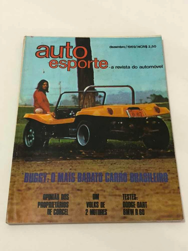 Revista Antiga Auto Esporte 1969