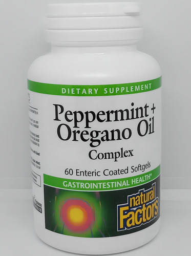 Aceite complejo de orégano y menta - 60 cápsulas. - Factores naturales