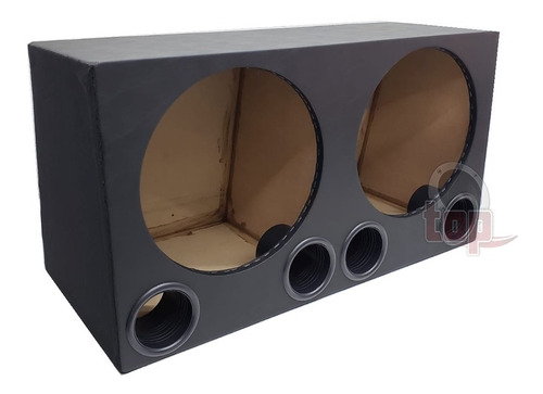 Caixa Vazia Mdf Quadrada 2 Sub 15'' Para Bomber Bicho Papão