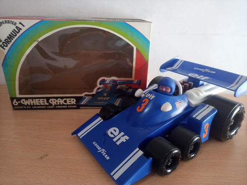 Auto Formula 1 Tyrrell 6 Ruedas Juguete Antiguo Funciona