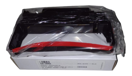 10 Cintas Para Impresora Ec-pm-530 Ribbon Negro Y Rojo