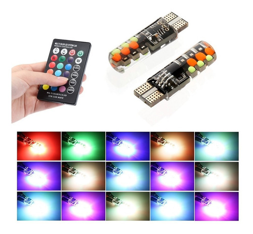 Lagrimas Luz Led Para Auto Universal Multicolor Cob T10 Cont
