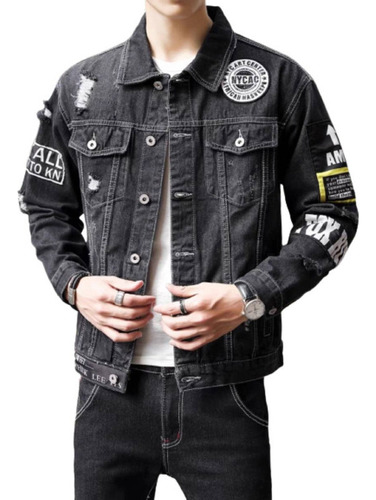 Vaqueros Estilo Hip Hop Punk Biker