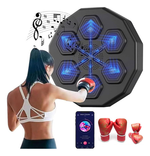 Máquina De Boxeo Smart Music Equipo Conexión Bluetooth