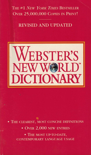 Webster's New World Dict.