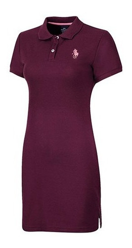 Vestido Dama Sport Polo Hpc 7000 Chi-xgd Vino 064-636 T8