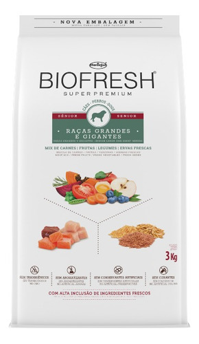 Biofresh Super Premium Perro Senior Raza Grande 15k+ Regalo!