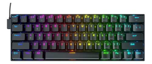 Teclado Gamer Dragonborn Redragon Negro Swicht Blue 