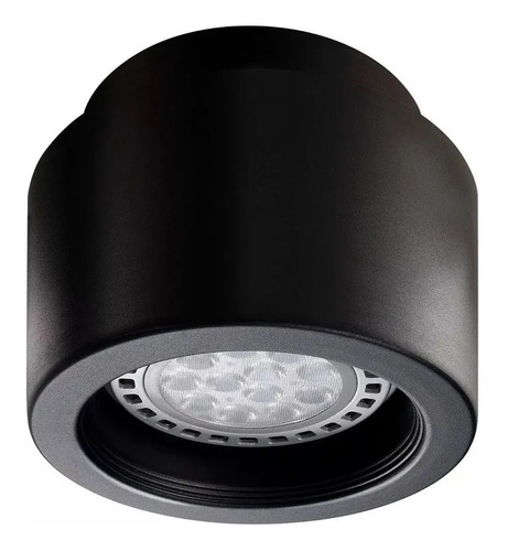 Plafon Spot  De Aplicar Monovolumen Ar111 C/ Led 12w Gu10