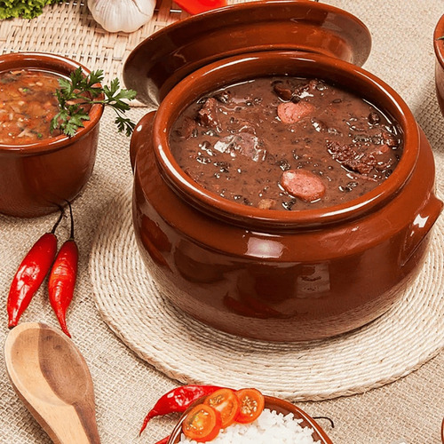 Caçarola 2l Para Sua Feijoada Mineira E Self Service 2 Peças