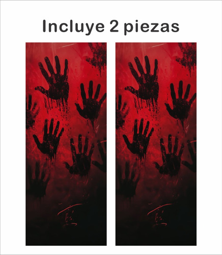 Sticker Forrar Postes Pilar Ventanilla Auto Halloween 002