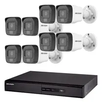 Comprar Kit Camaras Seguridad Hikvision Con Audio !!!! 1080p 2mp M3k