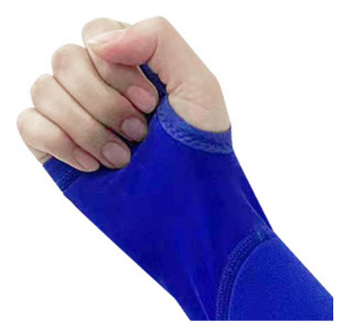 2 X 2 Guantes De Voleibol Con Mangas Para Brazo, Azul