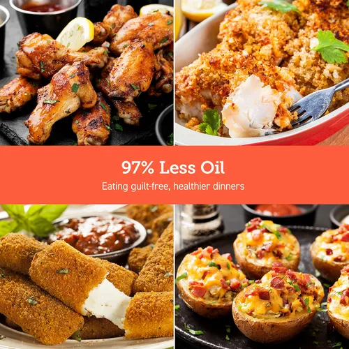 Air Fryer Cosori Lite, 4 Cuartos De Galón, 1500 W, 1 A 3 Per
