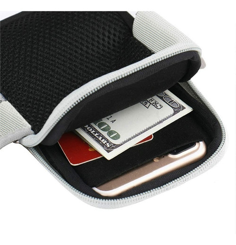 Imagen 2 de 10 de Funda Brazalete Porta Celular Correr Deportivo Gym Running