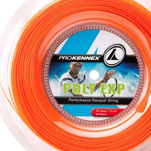 Corda Prokennex Poly Exp 16l 1.25mm Rolo 200 Metros Laranja