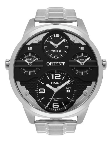 Relógio Masculino Orient Mbsst002 P2sx Prata Analógico