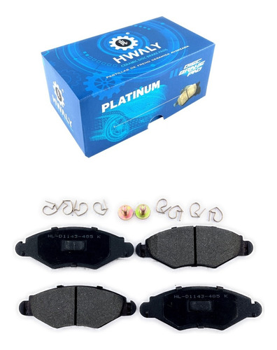 Pastillas De Freno Delantera Peugeot 206 1.6 2000 - 2009