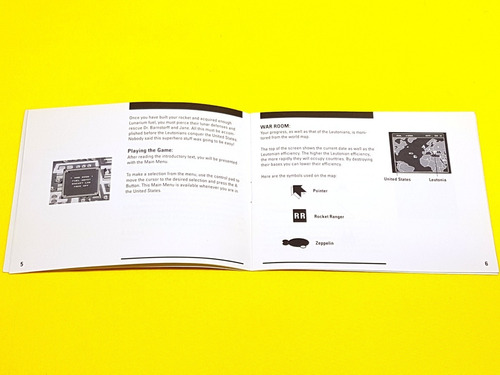 Manual Rocket Ranger Original Nes Nintendo Nes (Usado)