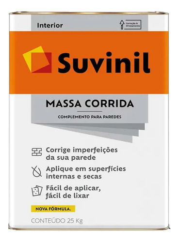 Massa Corrida 25 Kg Suvinil