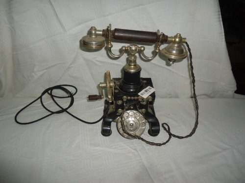 Telefono Antiguo Ericsson Modelo Araña Circa 1895 Cod 72103