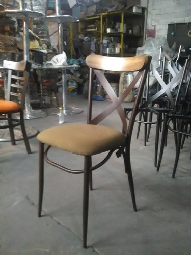Imagen 2 de 2 de Silla Edrei Tubular De Acero Para Restaurante O Cafetería