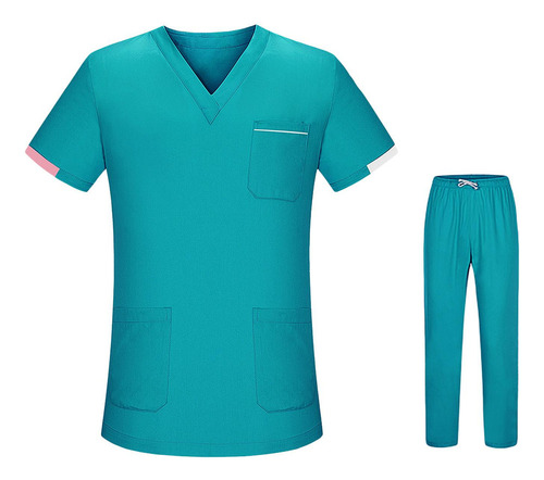 . Conjunto De Uniforme De Enfermería, Top De Enfermera De