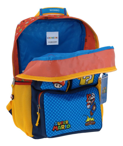 Mochila Mario Bros Onder Primaria Backpack Mb70508-9 Color M Multicolor Mario Bros