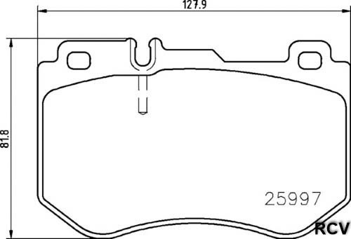 Balatas Disco  Delantera Para Mercedes Benz C200   2016