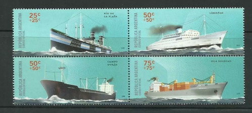 2005 Transportes Maritimos- Barcos- Argentina (sellos) Mnh