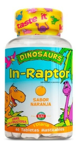 Vitamina C Masticable Para Niños 60 Tabletas In-raptor Kal