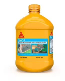 Impermeabilizante Sika1 De 4lt Construccion Sika Industria