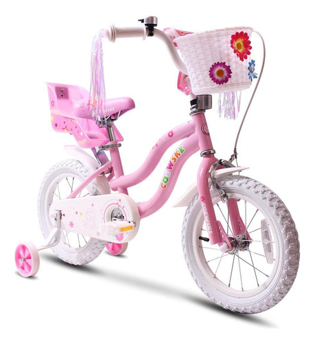 Coewske Bicicleta Infantil Con Marco De Acero, Estilo Prince