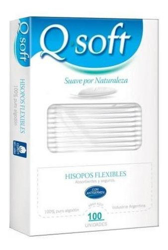 2x Hisopos Q Soft Estuche X 100 Un